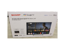 SALE OUT. Sharp 50HP6265E 50" (126cm) QLED 4K Ultra HD Google TV, Dolby Vision, Dolby Atmos, Central Stand | Sharp 50HP6265E | 5