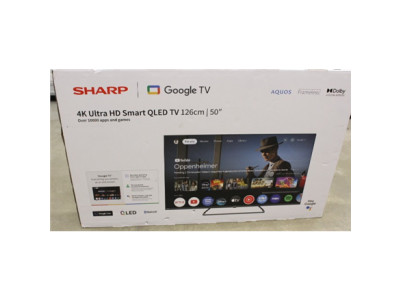 SALE OUT. Sharp 50HP6265E 50" (126cm) QLED 4K Ultra HD Google TV, Dolby Vision, Dolby Atmos, Central Stand | Sharp 50HP6265E | 5