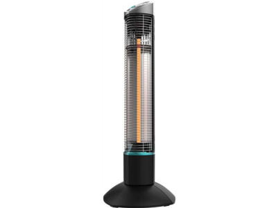 Cecotec ReadyWarm 1000 Power Tower | Halogen Heater | 1000 W | Number of power levels 2 | Black | IP55