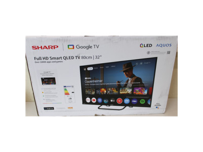 SALE OUT. Sharp 32HF3865E 32" (81cm) QLED Full HD Google TV | SALE OUT. | Sharp 32HF3865E | 32 | Smart TV | Google TV | DAMAGED 