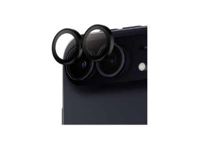 PanzerGlass Hoops | Camera Lens | Apple | iPhone Duo | Metal/Silicone | Black