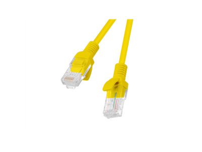 Lanberg Patchcord CAT.5E UTP 0.5M fluke passed 10-pack, Yellow | PCU5-20CC-0050-Y