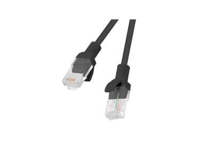 Lanberg Patchcord CAT.5E UTP 1.5M fluke passed 10-pack, Black | PCU5-20CC-0150-BK