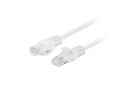 Lanberg Patchcord CAT.5E UTP 0.25M fluke passed 10-pack, White | PCU5-20CC-0025-W