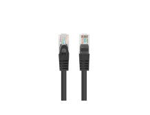 Lanberg Patchcord CAT.6 UTP 0.25M fluke passed 10-pack, Black | PCU6-20CC-0025-BK