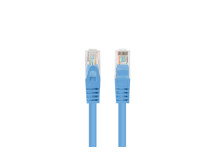 Lanberg Patchcord CAT.6 UTP 0.5M fluke passed 10-pack, Blue | PCU6-20CC-0050-B