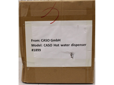 SALE OUT. Caso 01899 Hot Water Dispenser NOT ORIGINAL PACKAGING, SCRATCHED, DEMO | SALE OUT. | Caso NOT ORIGINAL PACKAGING, SCRA