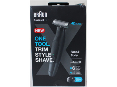 SALE OUT. Braun XT5300 Series XT5 Face&Body Hair trimmer, Black/Silver | Braun Face and Body Hair trimmer | XT5300 Series XT5 | 