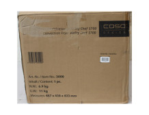 SALE OUT. | Caso | Air Fryer | 03000 AirFry Chef 1700 | Power 1700 W | Capacity 22 L | Black | DAMAGED PACKAGING | 24 month(s)