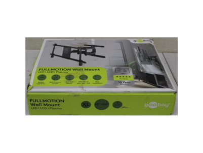 SALE OUT. Goobay TV wall mount Pro FULLMOTION (XL), Black | Goobay Wall mount | TV wall mount Pro FULLMOTION, XL | 43-100 " | Ma