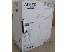 SALE OUT. Adler | Beverage Pantry | AD 8083 | Energy efficiency class G | Free standing | Bottles capacity 12 | Black | DAMAGED 