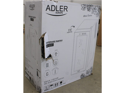 SALE OUT. Adler | Beverage Pantry | AD 8083 | Energy efficiency class G | Free standing | Bottles capacity 12 | Black | DAMAGED 
