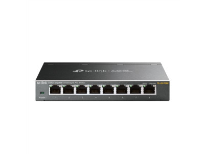 TP-LINK | Switch | TL-SG108E | Web managed | Wall mountable | Gigabit Ethernet (copper) ports quantity 8 | Power supply type Ext