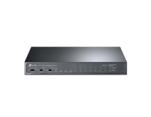 TP-LINK | 8-Port 10/100Mbps + 3-Port Gigabit Desktop Switch with 8-Port PoE+ | LS1008 | Unmanaged | Desktop | Power supply type 