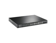 TP-LINK | 24-Port Gigabit and 4-Port 10GE SFP+ L2+ Managed Switch with 24-Port PoE+ | TL-SG3428XMP JetStream | Managed L2+ | Rac