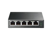 TP-LINK | 5-Port Gigabit Easy Smart Switch with 4-Port PoE+ | TL-SG105MPE | Managed L2 | Desktop