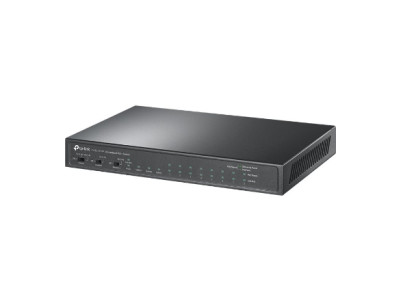 TP-LINK | 8-Port 10/100Mbps+3-Port Gigabit Desktop Switch with 8-Port PoE+ | TL-SL1311P | Unmanaged | Desktop