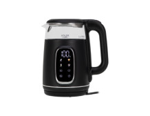 Adler Kettle with LED Display | AD 1305 | Electric | 2200 W | 1.7 L | Plastic | 360 rotational base | Black/Silver