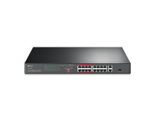 TP-LINK | Switch | TL-SL1218P | Unmanaged | Rackmountable | 10/100 Mbps (RJ-45) ports quantity 16 | SFP ports quantity 1 | PoE+ 
