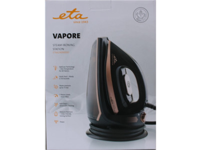 SALE OUT. ETA ETA429090000 Vapore Steam station, 3000 W, Black | ETA Vapore 4290 90000 | Steam Iron | 3000 W | Water tank capaci