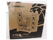 SALE OUT. Gamemax | Case | INFINITY PRO BK | ATX | Gamemax Case | INFINITY PRO BK | ATX | DAMAGED PACKAGING AND GLASS. DETACHED 