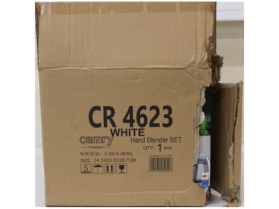 SALE OUT. CAMRY CR 4623w Hand blender set, 1600 W. DAMAGED PACKAGING | SALE OUT. | Camry DAMAGED PACKAGING