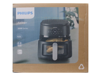 SALE OUT. Philips NA231/00 Airfryer, 1700 W, Pan volume 6.2 L, Black, Silver | Philips Airfryer | NA231/00 | Power 1700 W | Capa