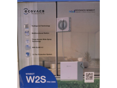 SALE OUT. | Ecovacs WINBOT W2S PRO OMNI Window Cleaning Robot DEMO, WET, DIRTY