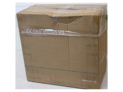SALE OUT. Deepcool CC560 MESH V2 MID TOWER CASE, Black | Deepcool CC560 MESH V2 | Mid Tower | ATX PS2 | Black | DAMAGED PACKAGIN