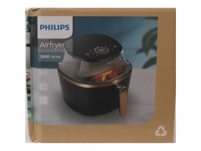SALE OUT. Philips NA332/00 3000 series Airfryer, 6.2 L, Black | Philips Airfryer | NA332/00 3000 Series | Power 1700 W | Capacit